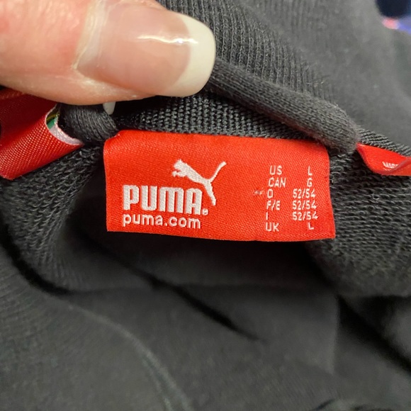 Puma Ferrari Felipe Massa Black Zip Up Sweatshirt with Official Ferrari Patch - Picture 11 of 14